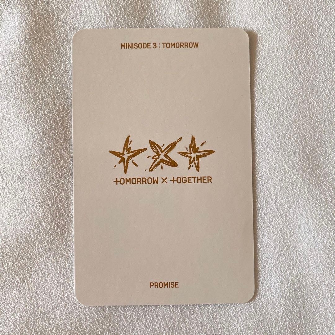 TXT 公式 PROMISE ソウルコン トレカ サイン ヨンジュン