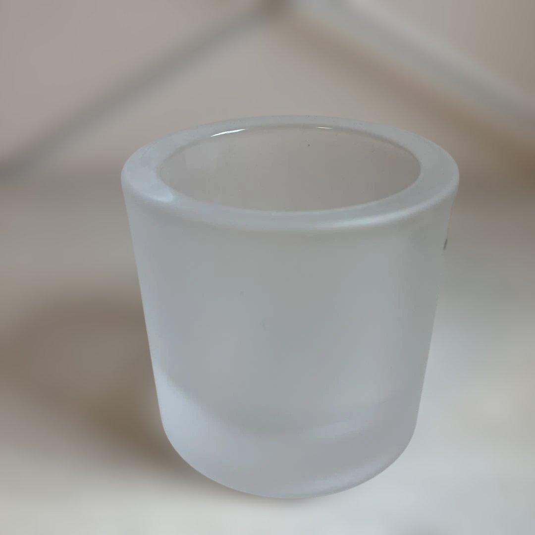 イッタラ　キャンドルホルダー　KIVI フロスト 80mm