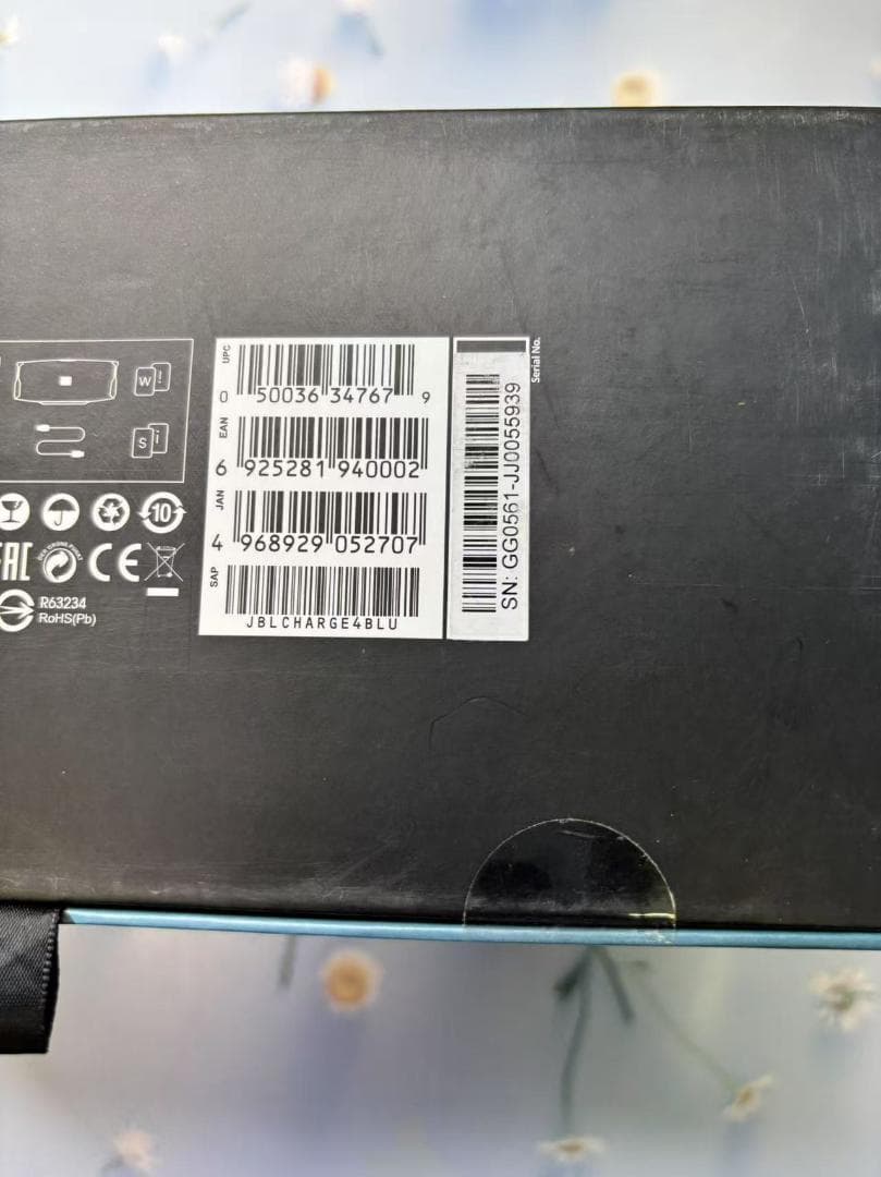 JBL BluetoothスピーカーJBLCHARGE4BLU ブルー