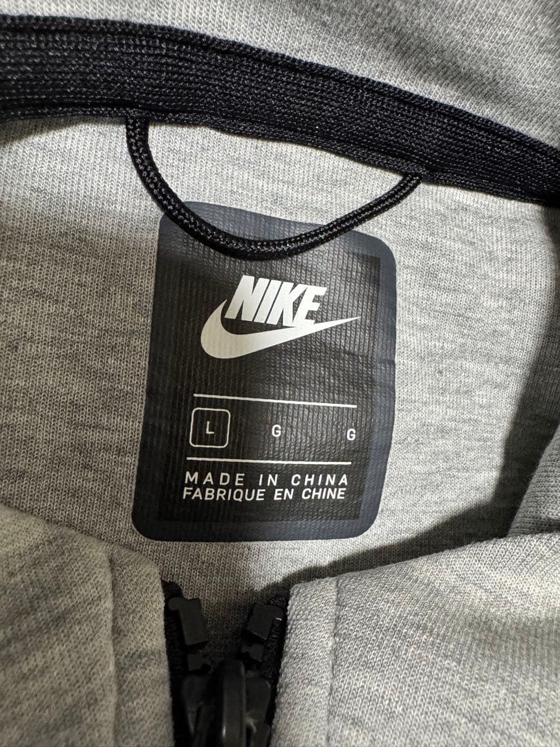 美品 NIKE ナイキ テックフリース 上下 グレー