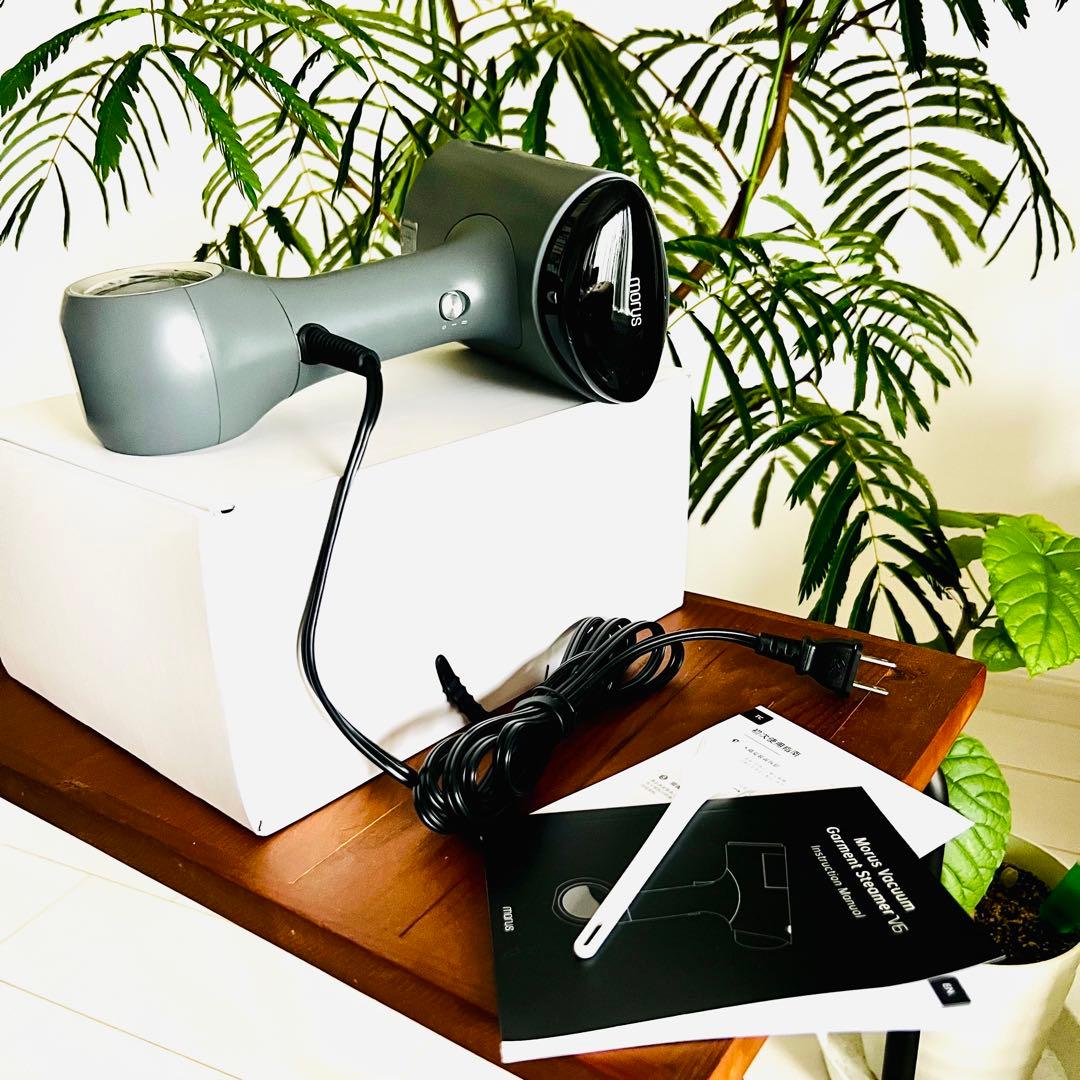 MORUS V6 吸引式衣類スチーマー グレー