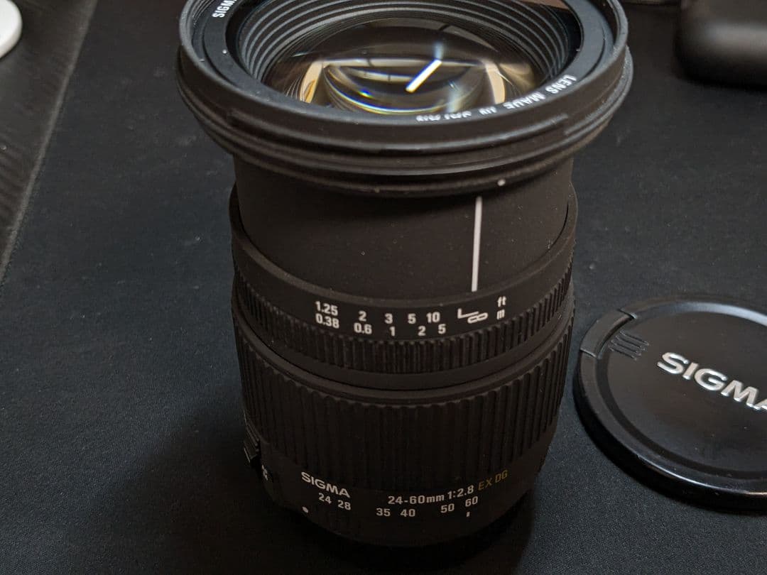 SIGMA 24-60mm 1:2.8 EX DG Canon EF フード付き