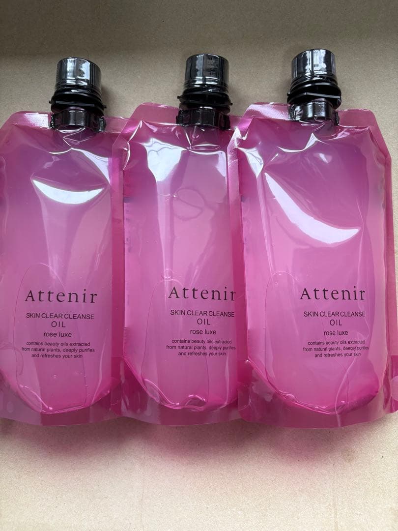 アテニア　スキンクリアクレンズオイル　ローズリュクスの香り　エコパック3本