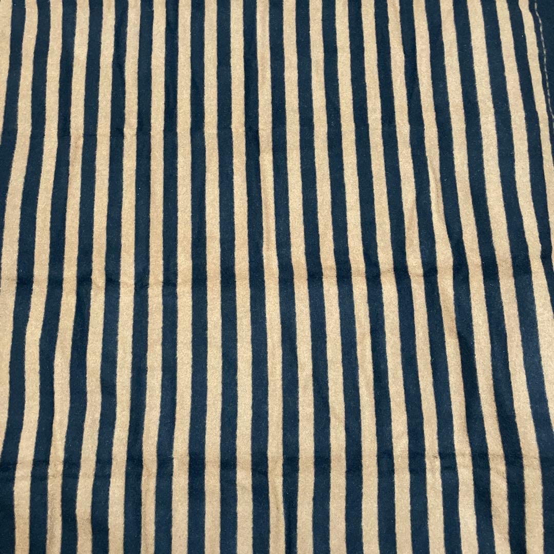 FENDI フェンディ 毛布 ストライプ ブラウン✖️ブラック ウール