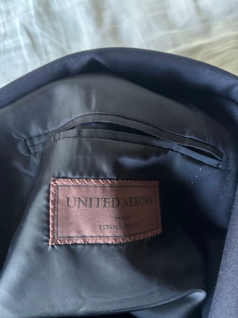 現行　ユナイテッド アローズ カノニコ ダブル セットアップ スーツ 48