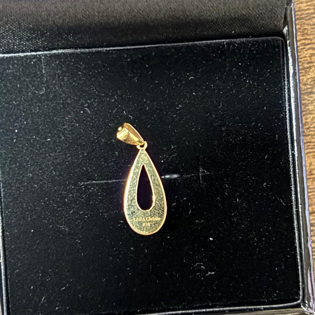 ネックレストップ ドロップ しずく K18 ゴールド 値下げ　13800円