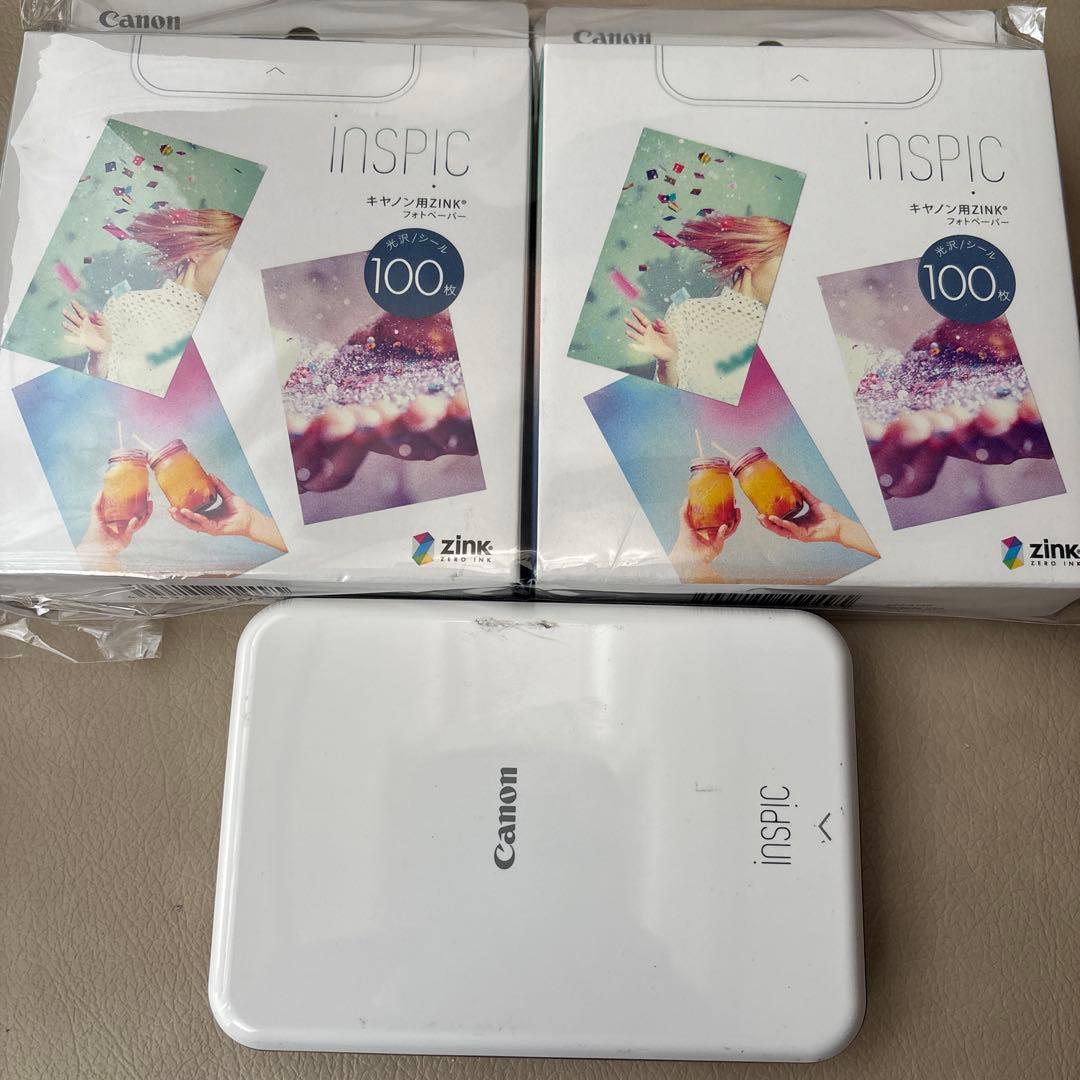 キャノン Canon ミニフォトプリンター フォトペーパー付き