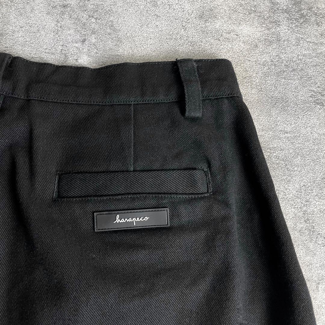 harapeco twill セットアップ ハーフジッププルオーバー パンツ 黒