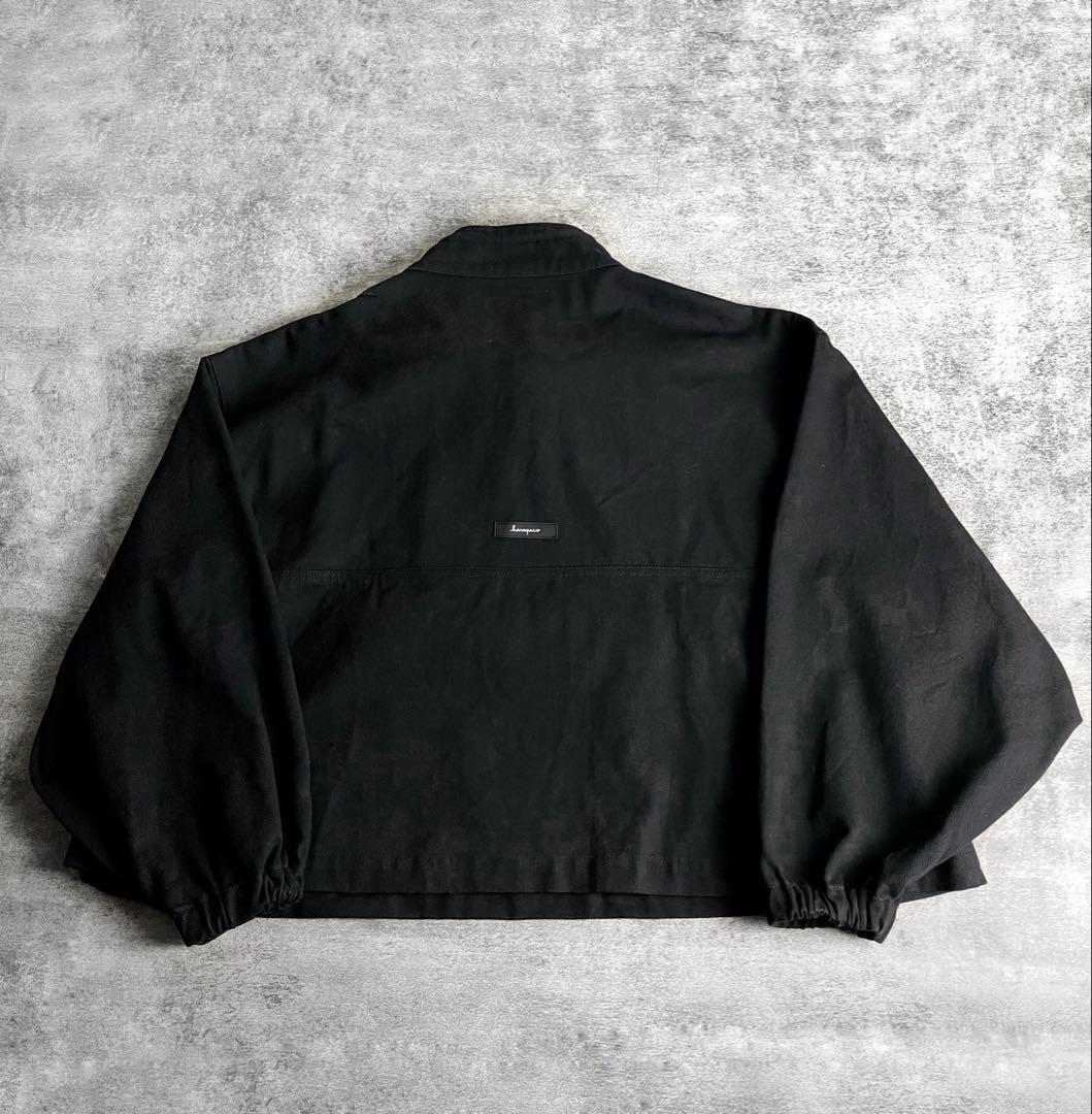 harapeco twill セットアップ ハーフジッププルオーバー パンツ 黒