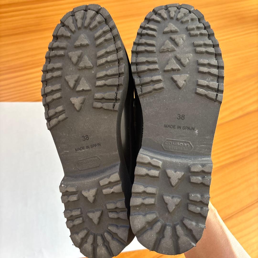 ARTESANOS allureville 黒 ローファー 38