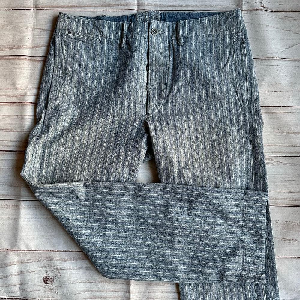 RRL インディゴヒッコリーストライプワークパンツ ラルフローレン 32×30