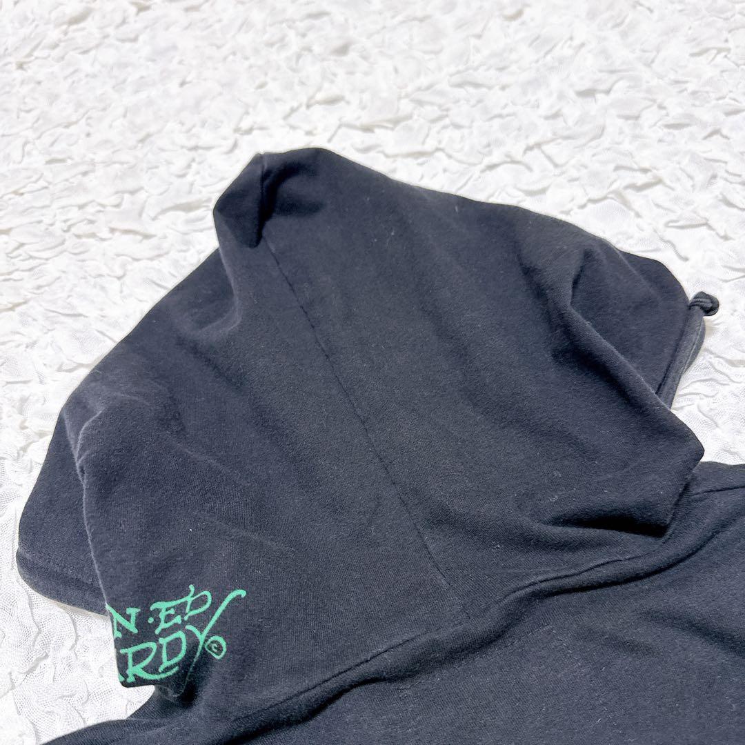 エドハーディ クリスチャンオードジェー フルジップ パーカー ドクロ ストーン