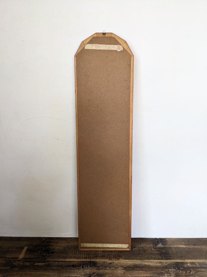 クラシックな木製 全身鏡 アンティーク 姿見