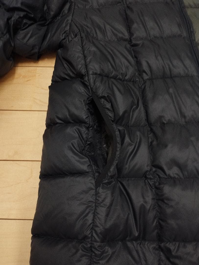 mont-bell フード付きダウンジャケット XL ブラック