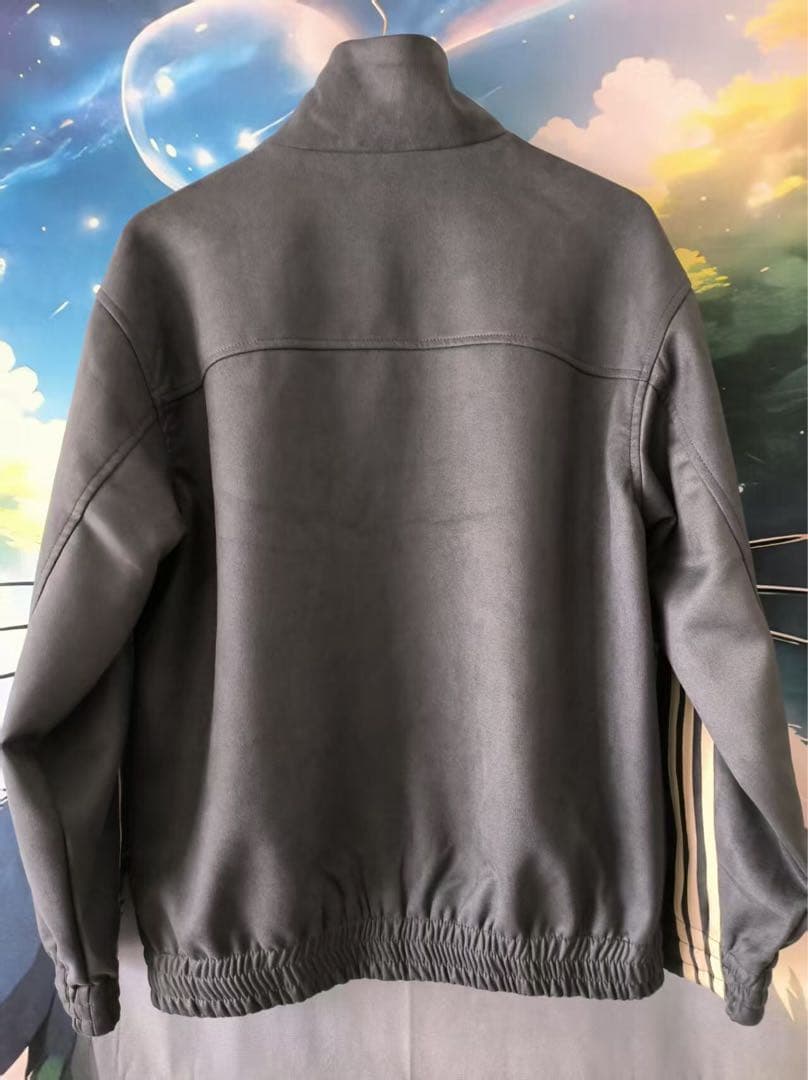 中国限定 アディダス 蛇年トラック スエード ジャケット ダークグレー M