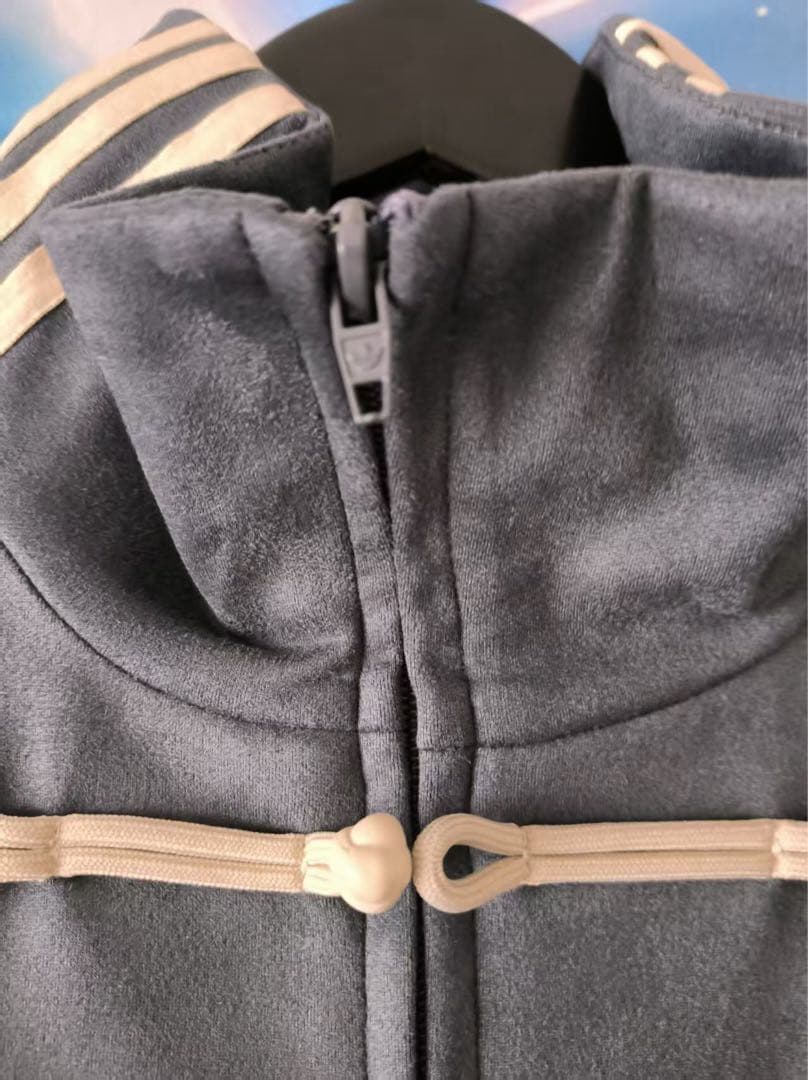 中国限定 アディダス 蛇年トラック スエード ジャケット ダークグレー M