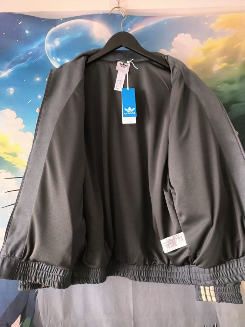 中国限定 アディダス 蛇年トラック スエード ジャケット ダークグレー M