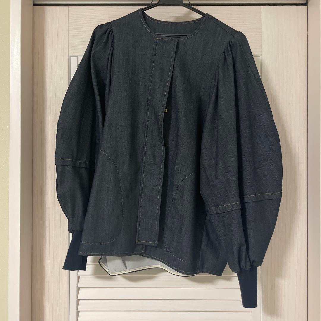 yoriバルーンデニムブルゾン　38サイズ