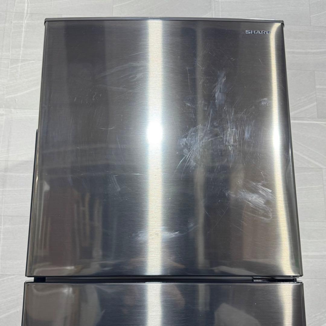 SHARP 冷蔵庫 225L 中型 2ドア 格安 清掃済み 大きめ d5017