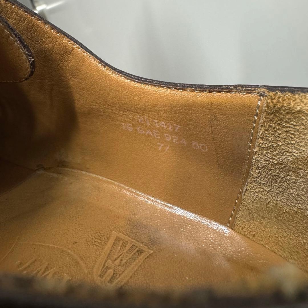 JMウエストン　ユージンゴルフ　クレープソール　#924 サイズ7 カフェ　茶