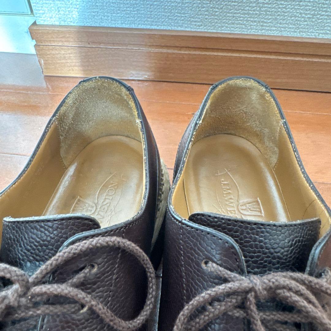 JMウエストン　ユージンゴルフ　クレープソール　#924 サイズ7 カフェ　茶