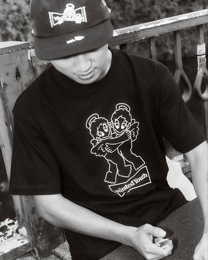 ブラック　WASTED YOUTH × TAPPEI CAP