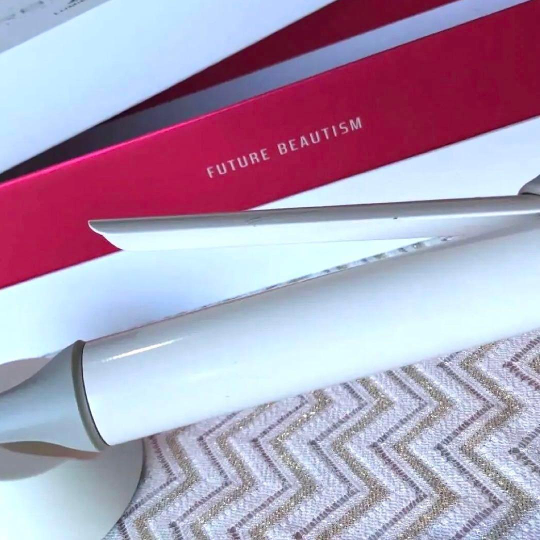 【動作保証】HAIRBEAURON カールヘアアイロン ホワイト ２６.５ｍｍ