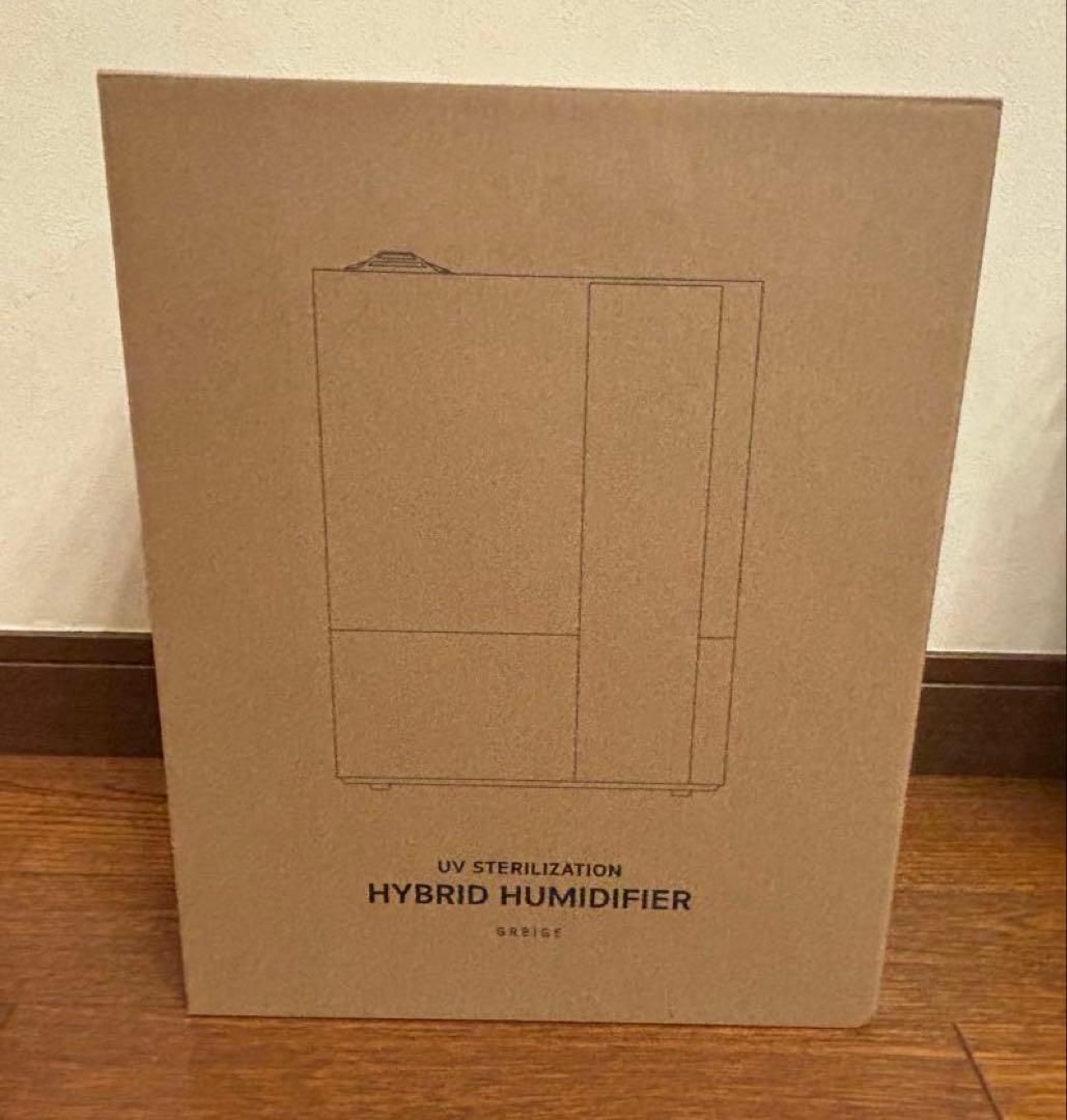 新品　アンドデコ　UV除菌機能付きハイブリット加湿器 jxh003j-24-ge