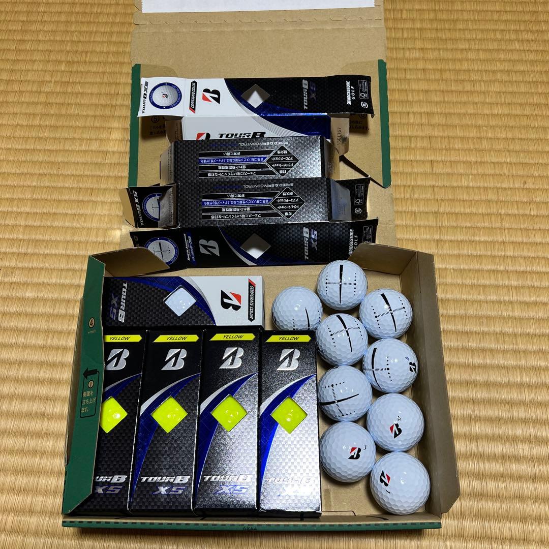 【新品】ブリヂストン TOUR B XSゴルフボール 24個