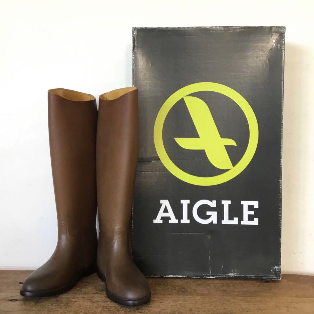 『訳あり』エーグル【新品】36（23ｃｍ）フランス製/デッドストック　ブラウン