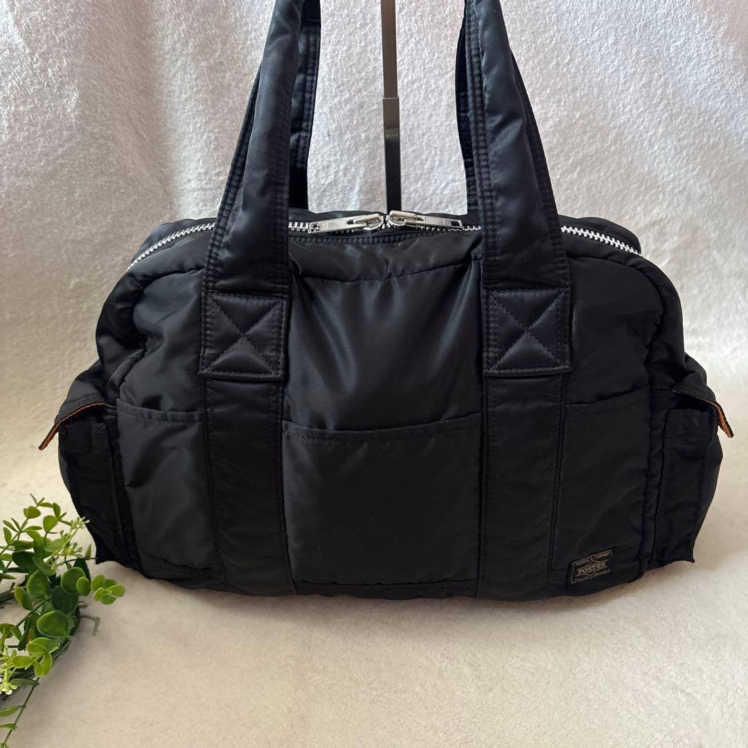 美品✨ PORTER ポーター ボストン タンカー 黒　ブラック