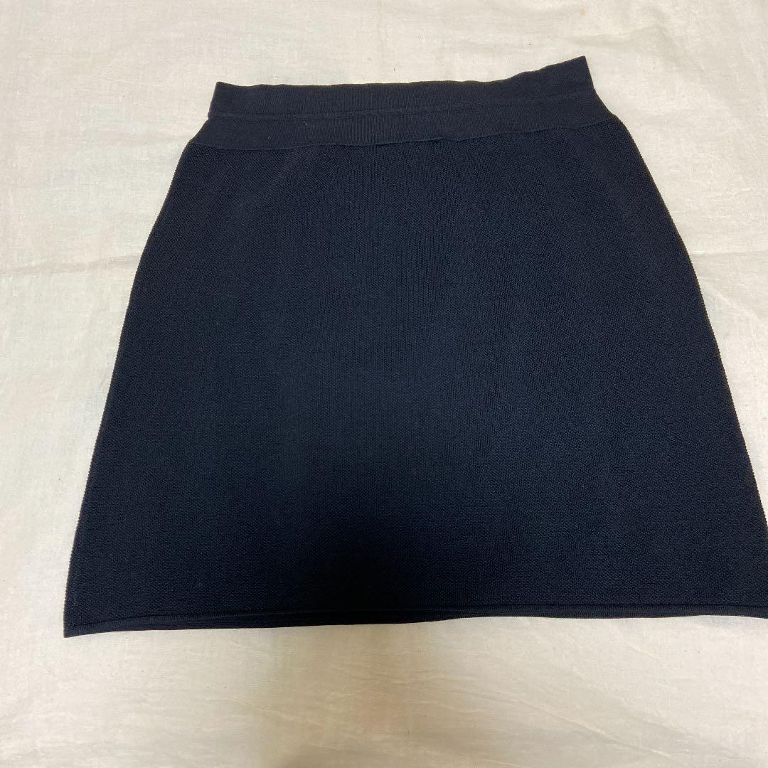 シャネル　台形ニットスカート 38