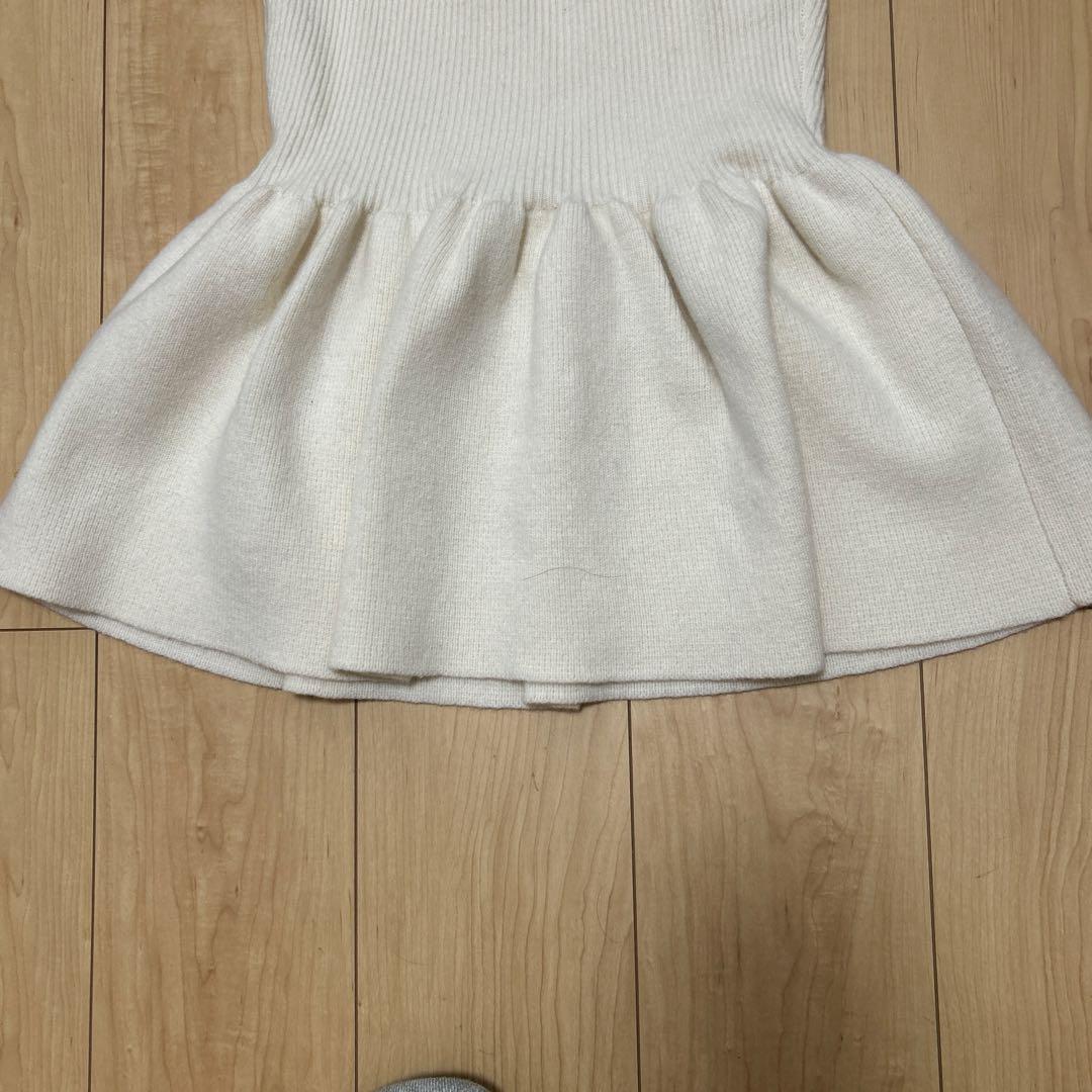 ノーブル　Noble ニットビスチェ　ナチュラル