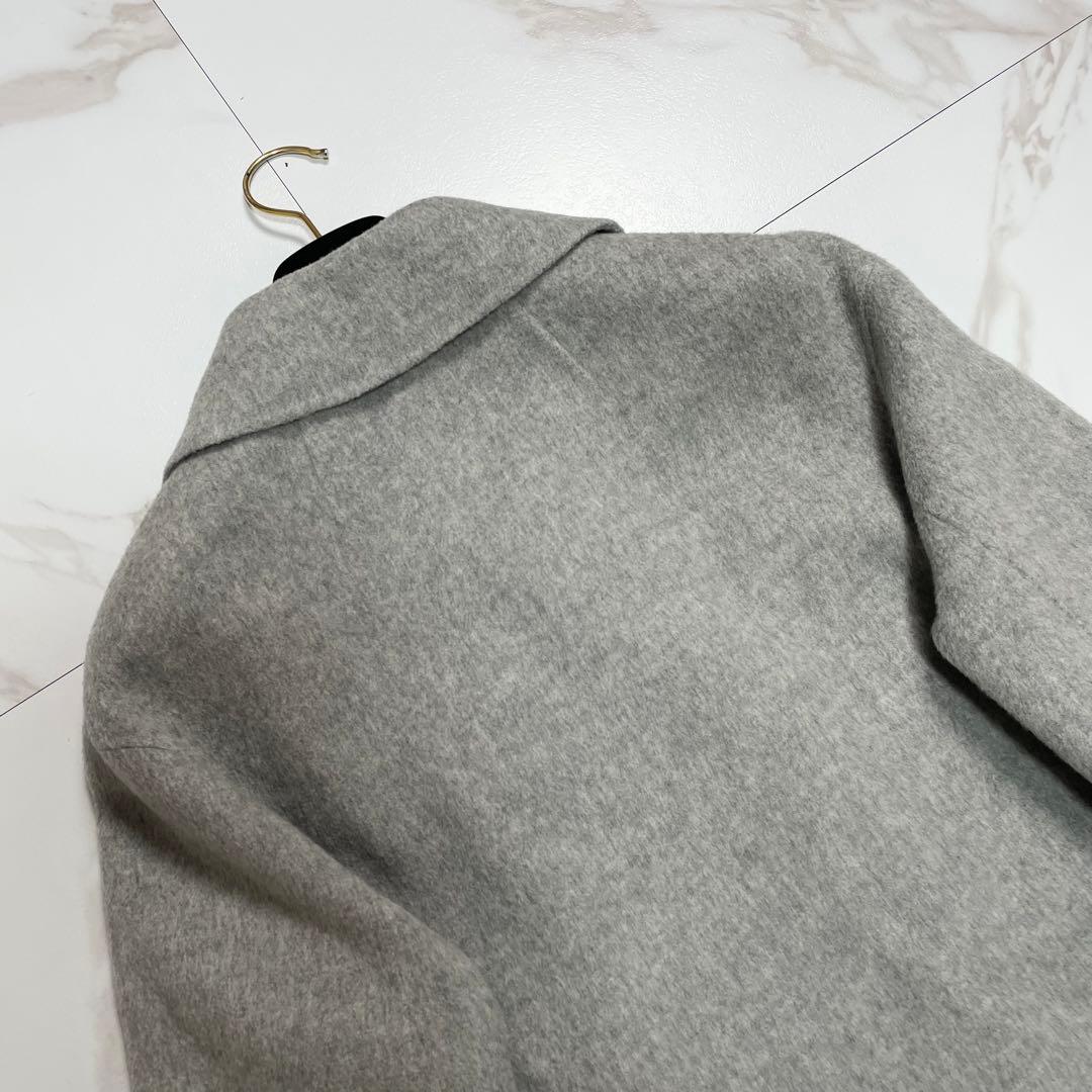 定価7.5万✨Theory セオリー ダブルブレストピーコート カシミヤ 近年