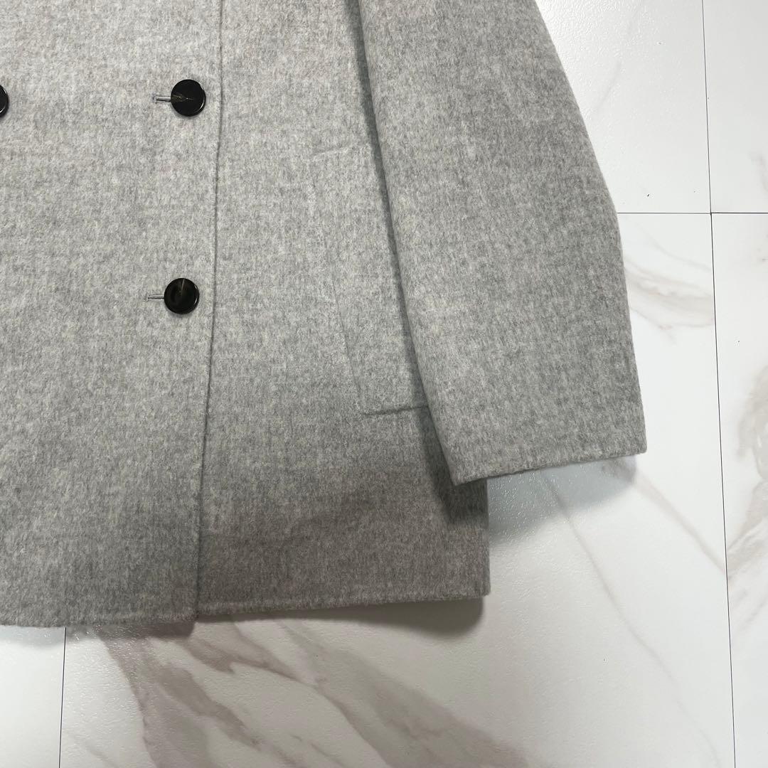 定価7.5万✨Theory セオリー ダブルブレストピーコート カシミヤ 近年