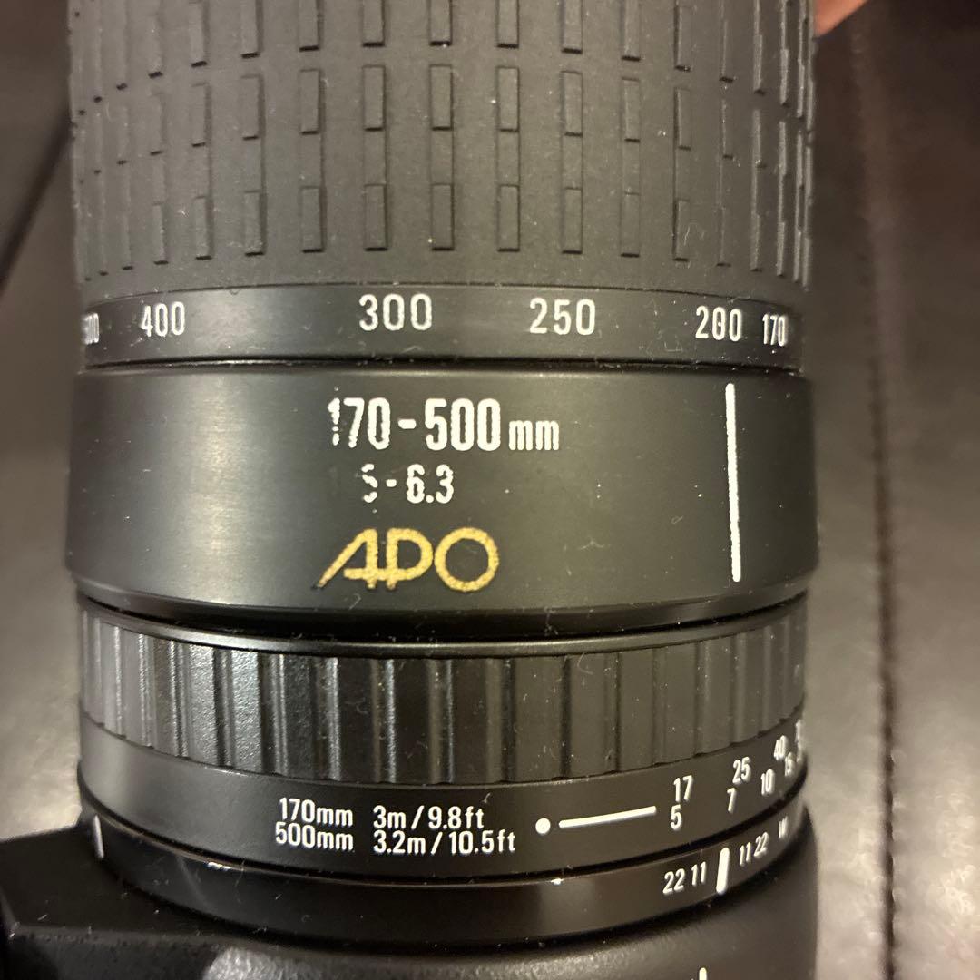 SIGMA 170-500mm APO Canon 一眼レフ　望遠レンズ