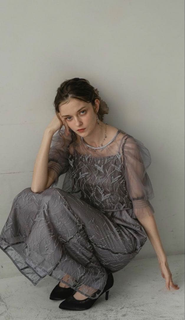 ★新品タグ付き★ドリードール　リーフレースセットドレス