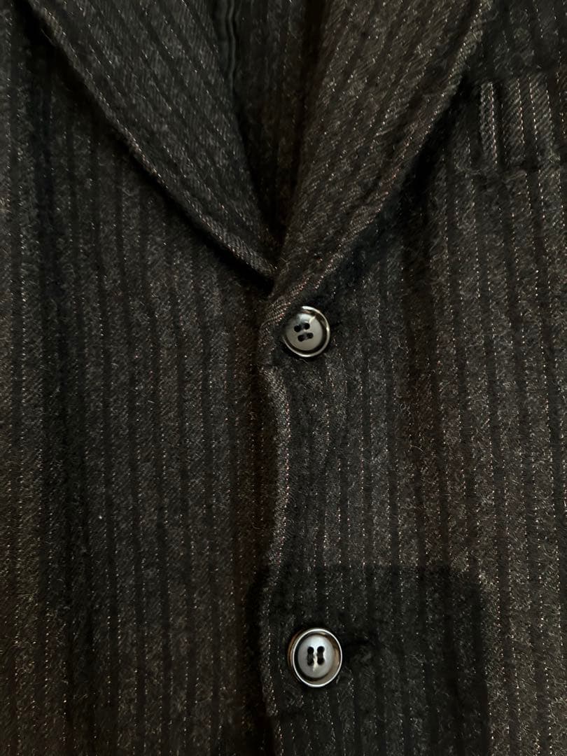 COMME des GARÇONS S ブラック ストライプジャケット