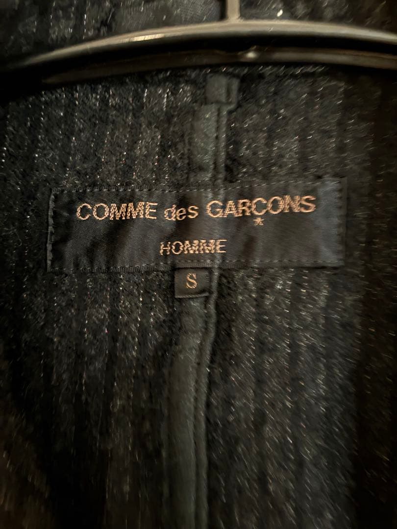 COMME des GARÇONS S ブラック ストライプジャケット