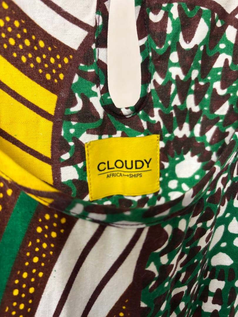 CLOUDY×SHIPS アフリカントップス アフリカンバティック　クラウディ