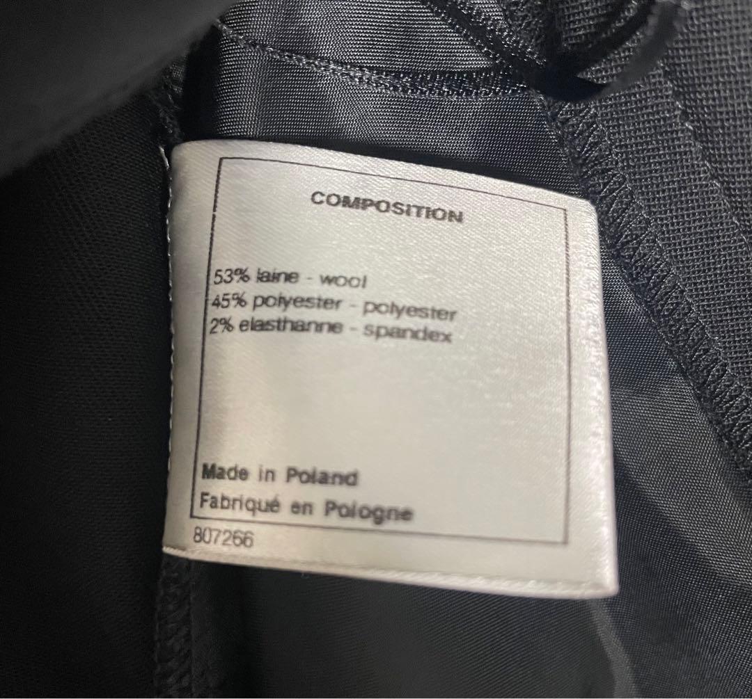 美品 CHANEL シャネル　黒 パンツ