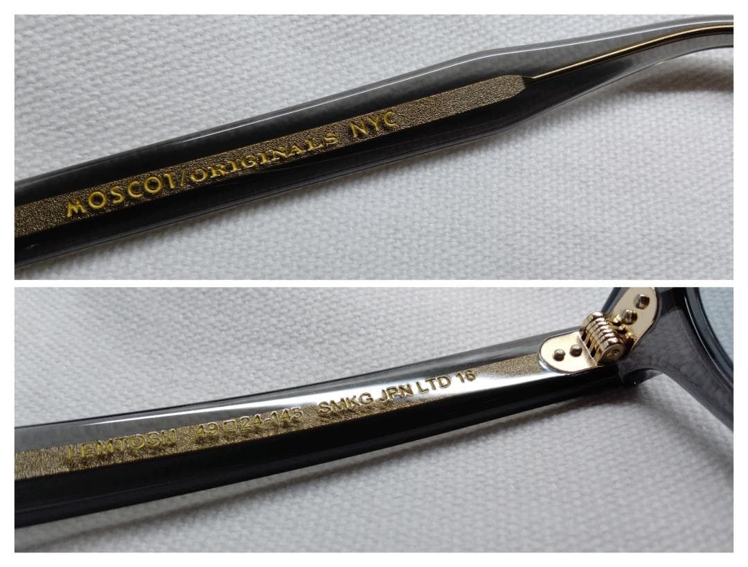 [正規店購入] MOSCOT レムトッシュ49㎜限定16th SMKGサングラス