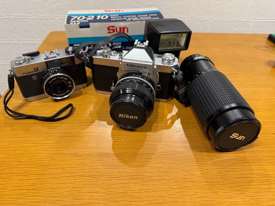 FUJICA Nikomat Nikon Sunフィルムカメラ レンズセット