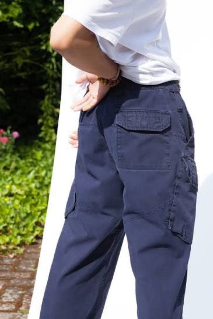 RHC ロンハーマン ミリタリーワイドパンツ ネイビー XS