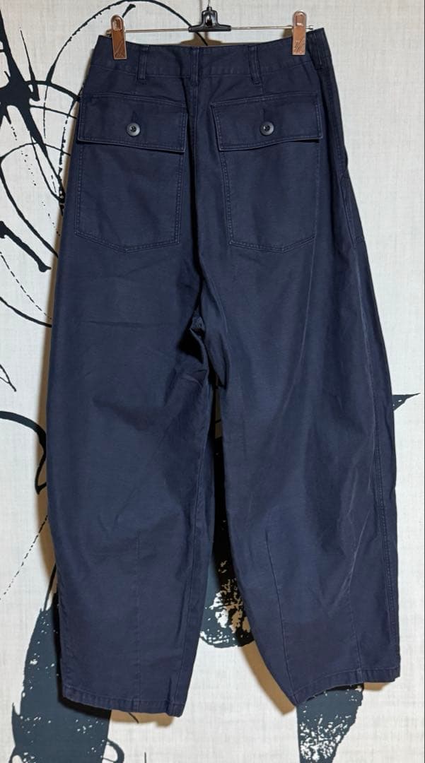 RHC ロンハーマン ミリタリーワイドパンツ ネイビー XS