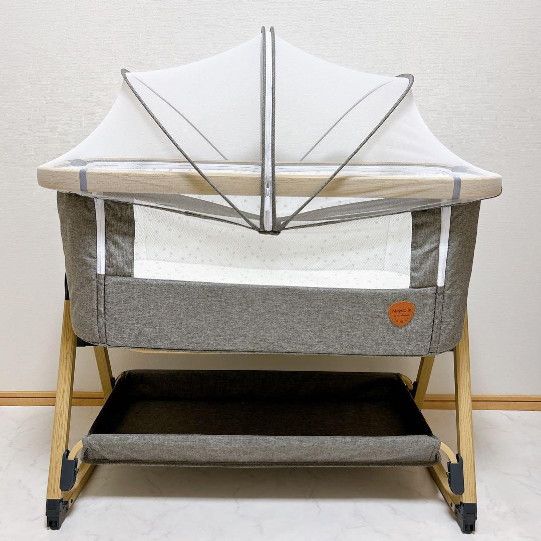 極美品 付属品完備 playkids Maydolly HZDMJ ベビーベッド