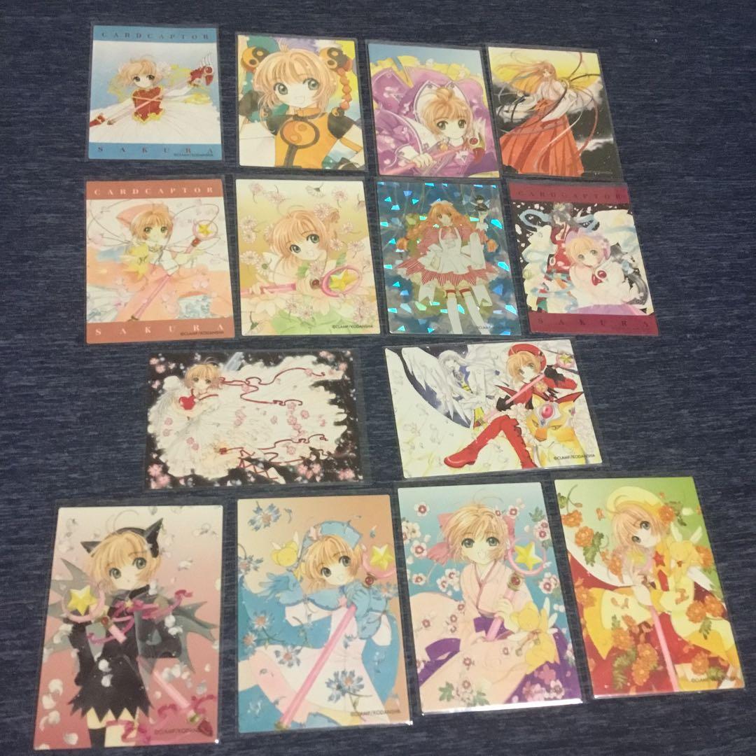 カードキャプターさくら トレーディングカード クロウカード　さくらカード　14枚
