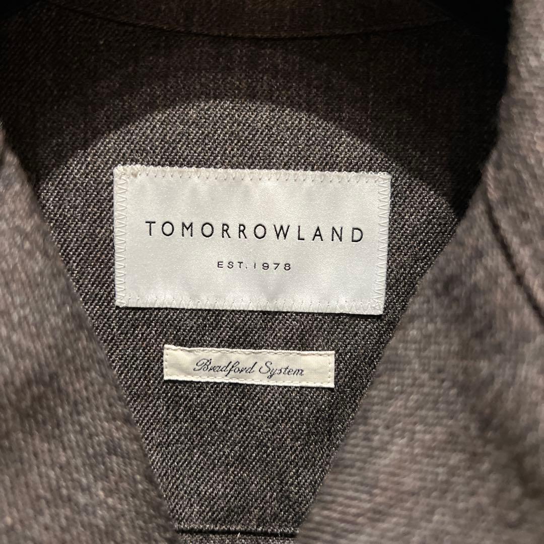 【TOMORROWLAND】シェットランドウールツイード サファリジャケット