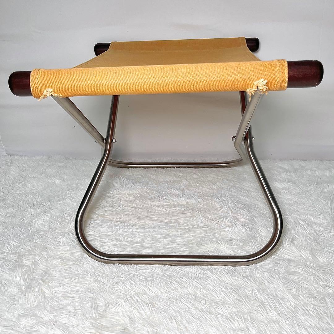 NychairX ニーチェアエックスオットマン付き オレンジ×ダークブラウン