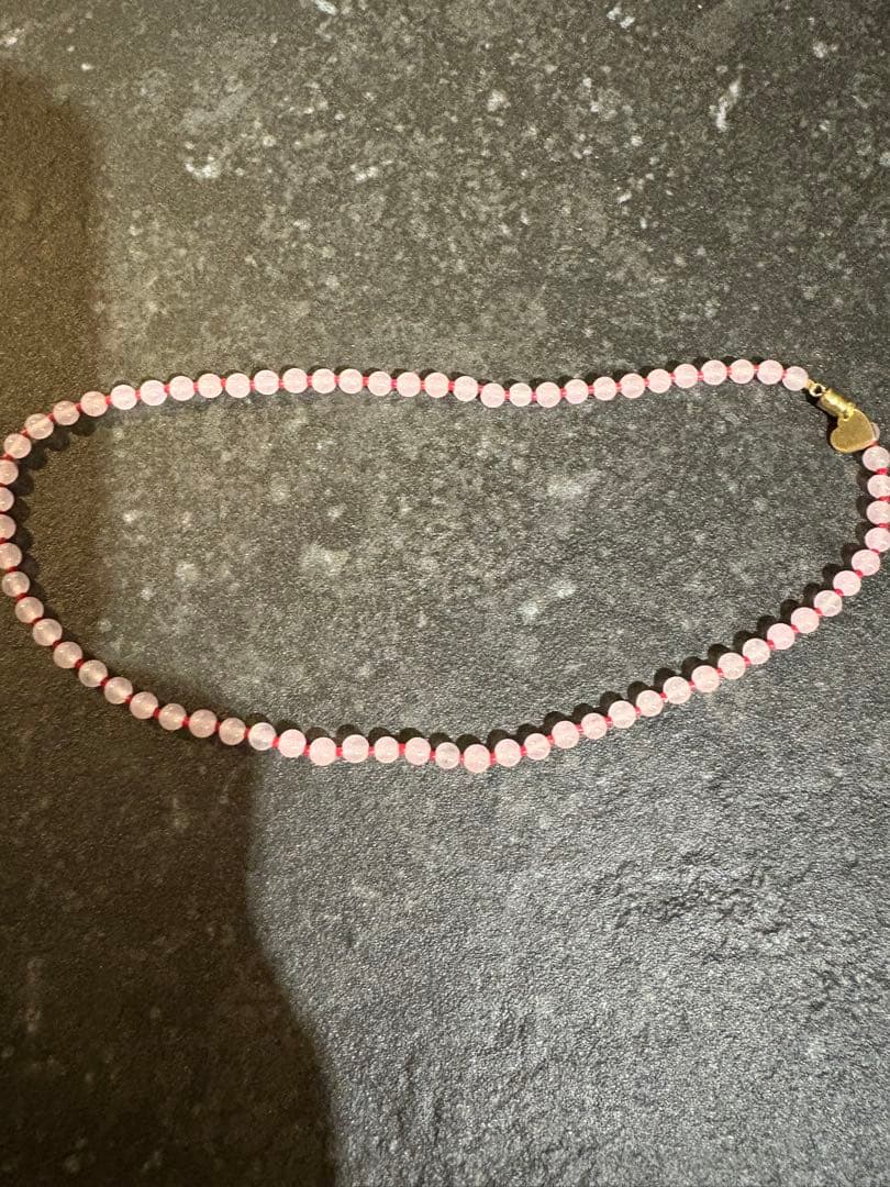 ザハイライツ　サロン　ピンク　ネックレス